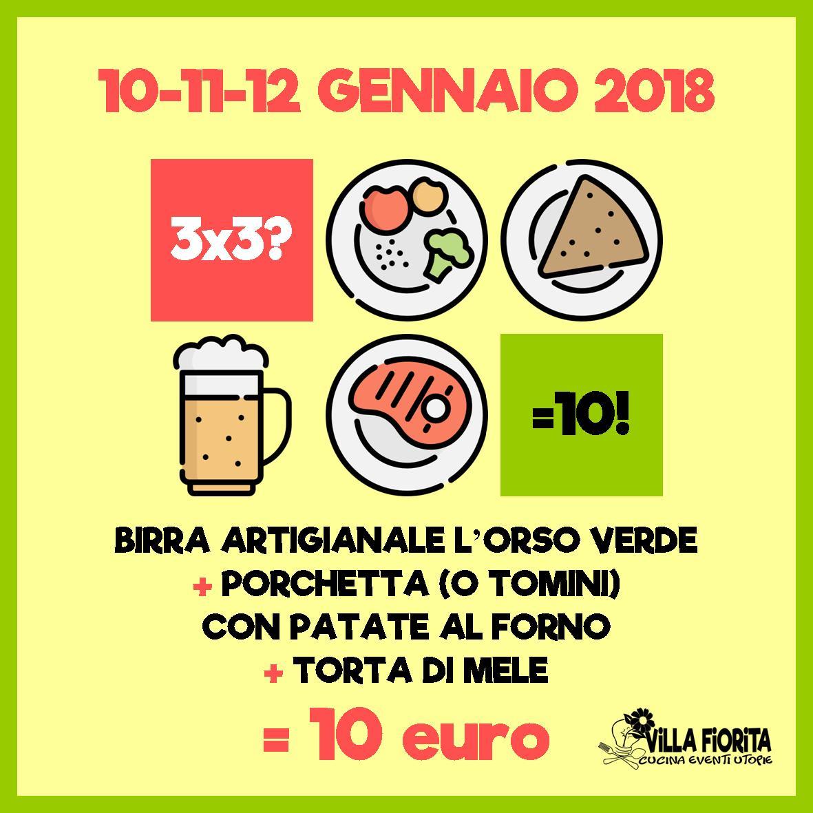 MENU 10-11-12.01.2018